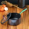 Thyme & Table Non-Stick 2.5 QT Signature Sauce Pan with Glass Lid, Rainbow