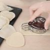 1pc, Heart Shaped Dumpling Maker Press, 304 Stainless Steel Dumpling Mold, Love Ravioli Maker Press, Easy-Tool For Dumpling Wrapper