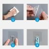 30pcs Practical Adhesive Hooks; Multifunctional Hooks; Transparent Anti-Skid Traceless Hooks; Kitchenware Hook