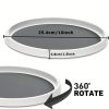 1pc Non-Skid Lazy Susan Organizers; Turntable Rack For Cabinet; Pantry Organization And Storage; Kitchen; Fridge; Spice Rack; Home Kitchen Supplies